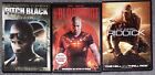 Riddick/Bloodshot/Pitch Black DVD Vin Diesel Triple Feature ￼