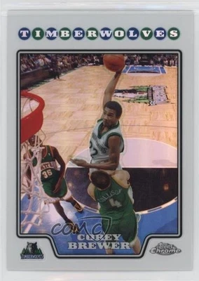 2008-09 Topps Chrome Refractor Corey Brewer #129 - Image 1 of 2