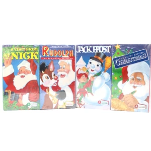 Rudolph/St. Nick/Jack Frost/Weihnachten VHS 15 vollständig animierte Cartoons versiegelt - Bild 1 von 7