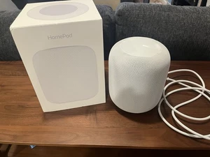 Apple White HomePod 1st Generation (PARTS ONLY / NON-FUNCTIONING) - Picture 1 of 6