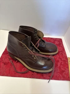 Stivali di sicurezza vintage Lehigh ottime condizioni 7,5 E molto puliti avviamento basso LA - Foto 1 di 8