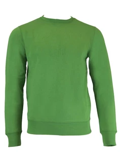 GANT Men's Jelly Green Gant Embossed C-Neck Sweatshirt 276317 Size M $165 NWT - Picture 1 of 3