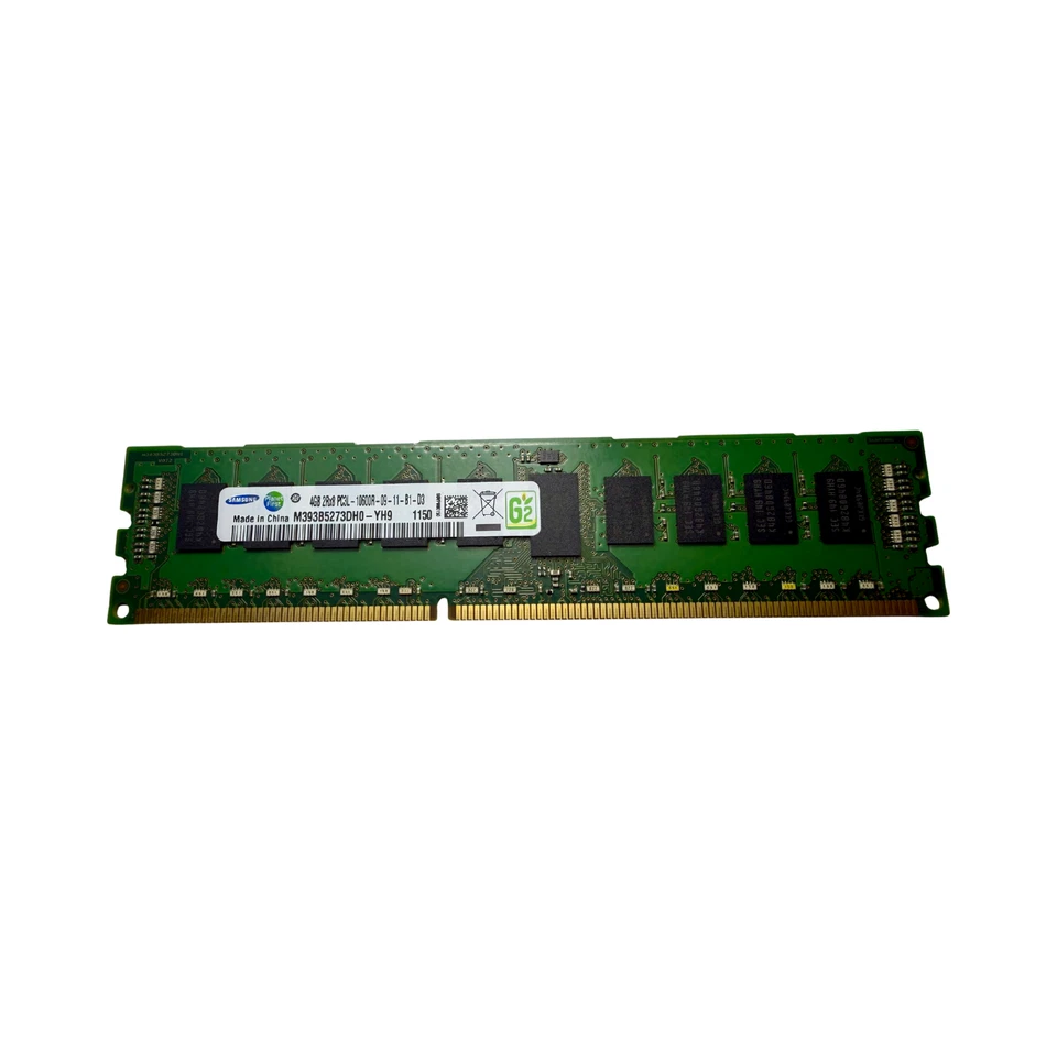 Samsung M393B5273DH0-YH9 4GB 2RX8 PC3L-10600R DDR3 ECC RDIMM RAM Module - Image 1 of 1
