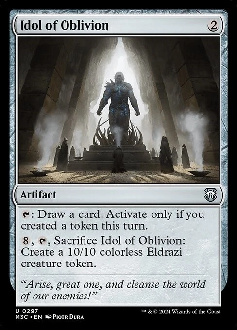 MTG - IDOL OF OBLIVION - Modern Horizons 3 Com (U) - Image 1 of 1