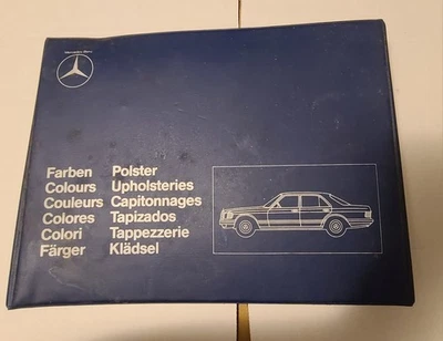 Vintage Mercedes Benz Color & Upholstery Salesman Samples Models 240D 300 380 - Image 1 of 4