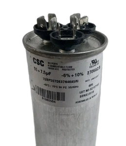 Copeland Kondensator 014-0064-11 Run 55uF 370VacB - Bild 1 von 3