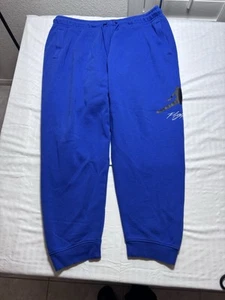 Jordan Essential Fleece Baseline Pants FD7345-480 Game Royal/Black Mens Size 3XL - Picture 1 of 13