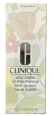 Clinique Stay-Matte Oil-Free Makeup Foundation GINGER  30ml/1oz NIB HTF - Image 1 of 2