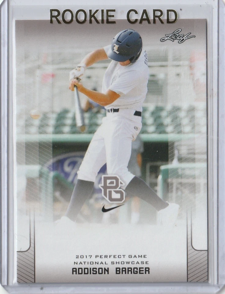 2017 Leaf Perfect Game Addison Barger Rookie Card RC #258 Mint (Blue Jays) - Image 1 of 1