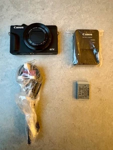 Canon Powershot G7X Mark II Mk2 20.1MP Digital Compact Camera Black - Excellent! - Picture 1 of 9