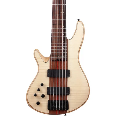 Schecter Charles Berthoud CB-6 Left-Handed 6-String Electric Bass Natural Satin - Image 1 of 4