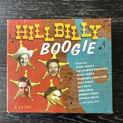 Hillbilly Boogies 4-CD Box Set Proper Records Import, PO-NOS Sealed - Image 1 of 2