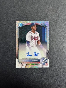2025 Bowman Chrome #CPA-JG John Gil 1st Mini Diamond Refractor Auto 077/100 WMS - Picture 1 of 6