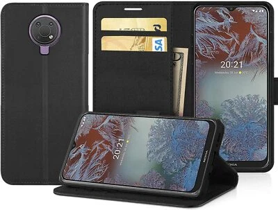 For Nokia G10 Case Leather Wallet Book Flip Folio Stand View Card Slots Cover - Image 1 of 4