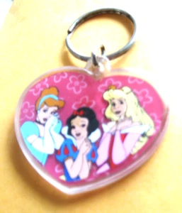 Disney World Herz PRINZESSIN Schlüsselanhänger ~ Aschenputtel Schneewittchen Aurora - SELTEN - KOSTENLOSER VERSAND - Bild 1 von 7