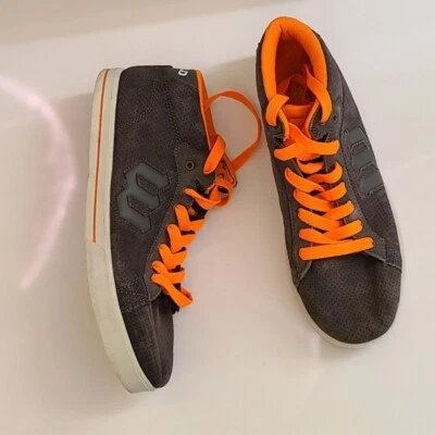 Zapatillas de skate World Industries Varsity Mid Top naranja gris para hombre talla 13 Foto 1 de 4