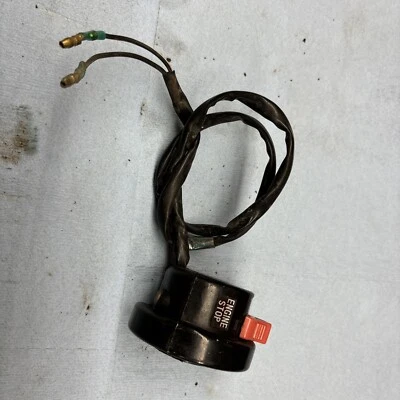 1993 Yamaha RT 180 Enduro Motorcycle Kill Switch Twist Throttle Housing Good Foto 1 de 4