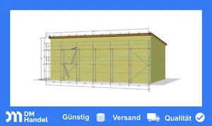 Gerüst 97,6qm Durchstiege 2,5m Felder Baugerüst Stahlrahmen Fassadengerüst NEU! - Bild 1 von 7