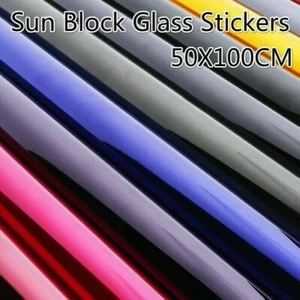 Selbstklebend Fenster Folie Wärmedämmung Sonne Block Glas Sticker Reflektierend - Bild 1 von 21