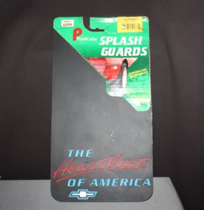 Vintage Plasticolor Splash Guards Chevrolet "Heartbeat of America" 8"x15" NOS B - Picture 1 of 12
