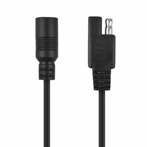 20AWG SAE to DC 5521 Female Coax 20AWG Cord For Motorcycle Heat Clothing Adapter - Picture 1 of 3