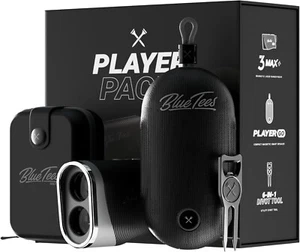 NEW! Blue Tees Player Pack Go Ultimate Golf S3 Max+ Bundle (BU-B-PPGB-BK) - Picture 1 of 7