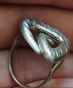 Vintage Silver  925 Ring Size 18.5 Turkey sezgin  Orginal Jewelry stamped - Picture 1 of 8