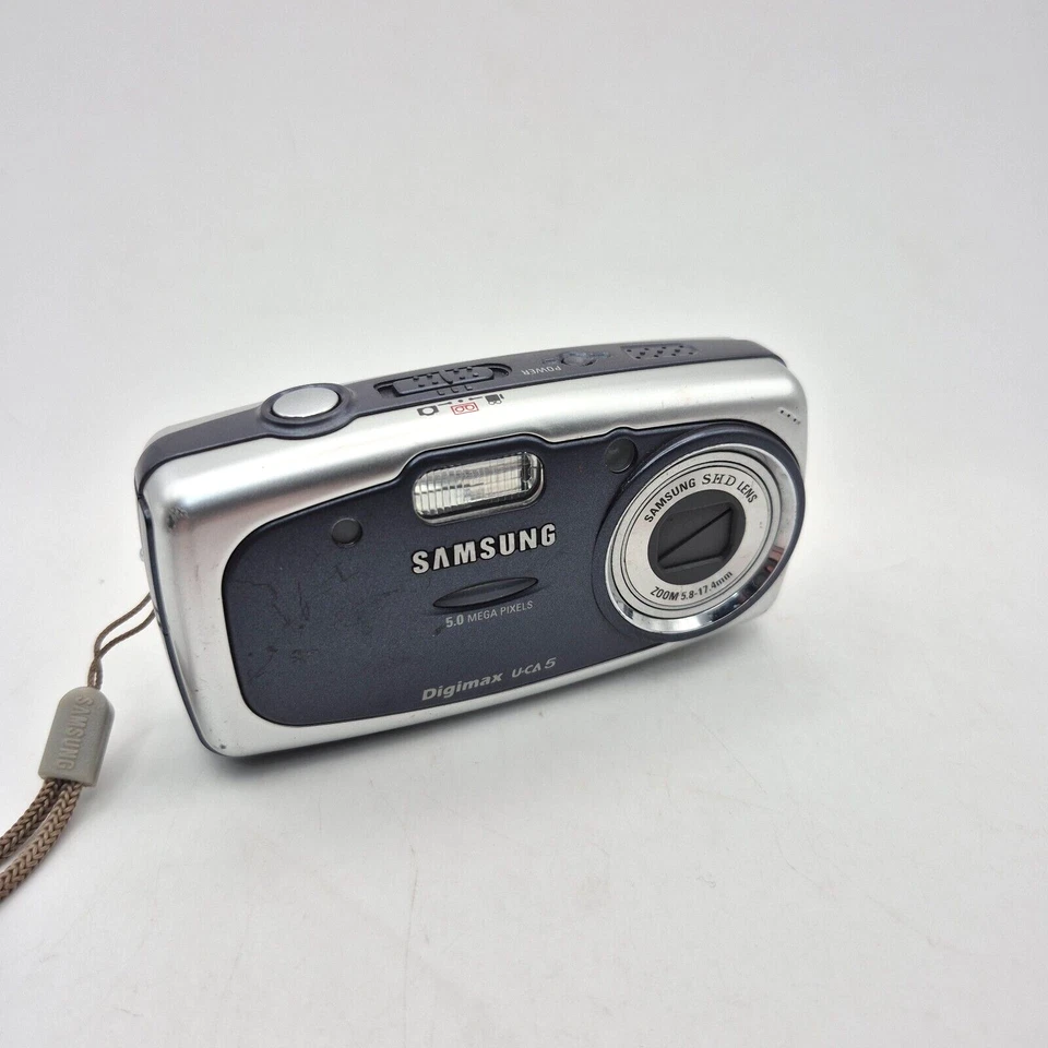 Samsung Digimax U-CA5 5.0MP Digital Camera - Untested - Image 1 of 4