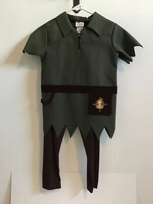 Disney Store Peter Pan Niños Disfraz Halloween Talla 8/10 Usado Excelente Estado Foto 1 de 4