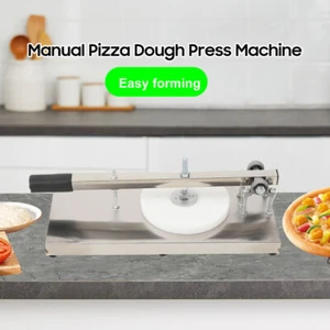 20 cm Manuelle Pizzateig Presse Maschine Edelstahl Pizza Presse Maschine USA - Bild 1 von 12