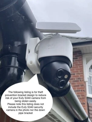 Eufy S340 Solocam 4G LTE E30 Cámara de Seguridad Antirrobo Protección Abrazadera Blanca Foto 1 de 4