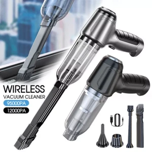 95000PA Wireless Car Vacuum Cleaner Handheld Vaccum Dust Blow Mini Power Suction - Picture 1 of 14