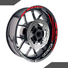 Red Ttin Graphic Wheel Stickers 17" For Honda Cbr600rr 03-21 20 19 18 17 16 15