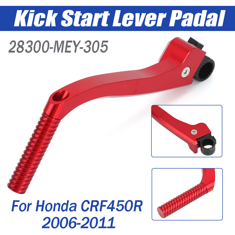 Forged Aluminum Starter Tusk Anodized Red Kick Starter For Honda ...