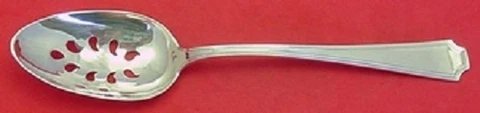 Fairfax by Durgin-Gorham Sterling Silver Serving Spoon Pcd 9-Hole Custom 8 3/8" Cover