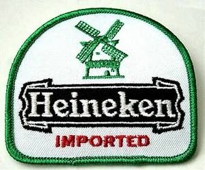 Heineken Imported Beer Windmill Logo Distributor Patch 1970s NOS New - Bild 1 von 3