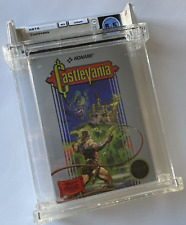 CiB HANGTAB FIRST PRINT CastleVania NES WATA 8.5 Complete in Box Nintendo, 1987
