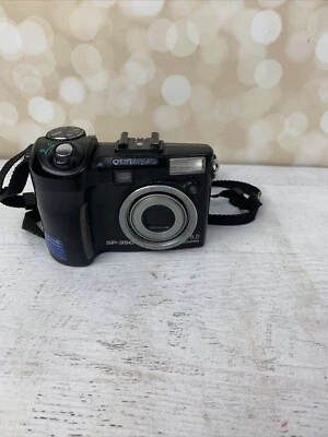 Cámara digital Olympus SP-350 8,0 MP 3x zoom óptico negra probada funcionando Foto 1 de 4