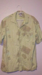 Columbia River Lodge Green Large L Shirt Travel Passport Postcard - Picture 1 of 9