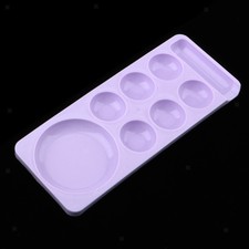 Stainless Steel Makeup Mixing Tray Cosmetic Pallete With Spatula