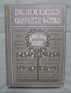Dr. Hollick's Complete Works Hardback Book Vintage Biology Reproduction © 1902 - Picture 1 of 10