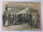 1861 magazine engraving~LIEUTENANT HALL'S COMPLIMENTS TO THE SECESSIONISTS