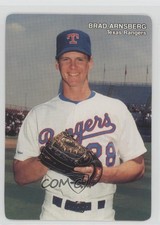 1989 Mother's Cookies Texas Rangers Stadium Giveaway Brad Arnsberg #15