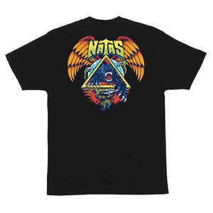 Santa Cruz Skateboard T-Shirt Natas SC Panther Black - Picture 1 of 2