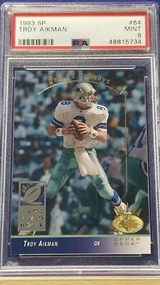 Troy Aikman - 1993 SP  PSA 9   - Image 1 of 2