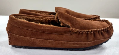 Zapatillas Tamarac Venecianas Para Hombre Forradas Conducción Cuero de Vaca Gamuza 12M EE. UU. NUEVAS EN CAJA Foto 1 de 4