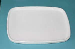 WEISSE PLATTE Isamu Kenmochi Modern MinimaL TREND PACIFIC BAUHAUS STEINZEUG 12X8 - Bild 1 von 5