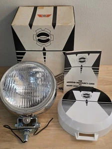 RARE NOS WARN Offroad Clear Glass Chrome Driving Flood Light W620 Vintage - Picture 1 of 9