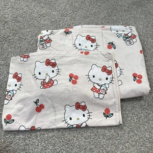 NEXT HELLO KITTY BEDDING SINGLE DUVET COVER AND PILLOWCASE LIGHT PEACH COLOUR - Picture 1 of 2
