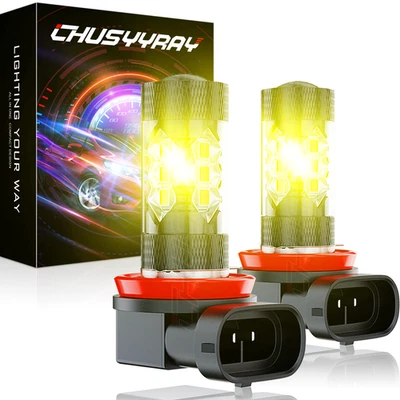 For Ford Flex 2009-2019 - 2Pcs H11 LED Fog Light Bulbs Lamp 4500K - Image 1 of 4